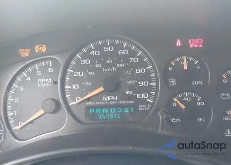 2002 Chevrolet Tahoe C1500 z USA, uszkodzony, nr VIN 1GNEC13Z12J314600